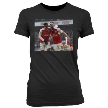 FC Arsenal Women's Junior Cut Crewneck T-Shirt