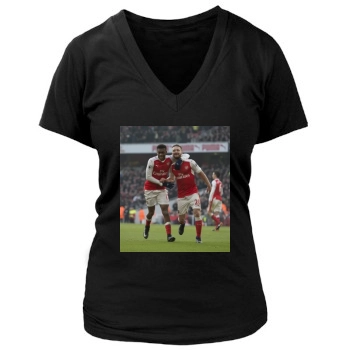 FC Arsenal Women's Deep V-Neck TShirt