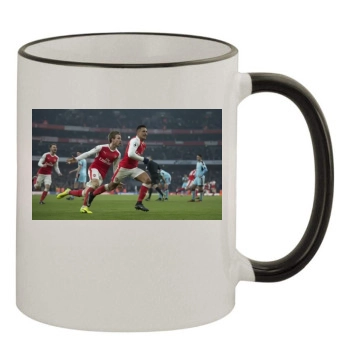 FC Arsenal 11oz Colored Rim & Handle Mug