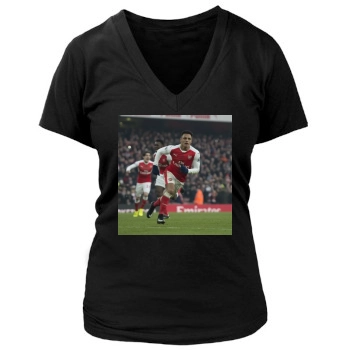 FC Arsenal Women's Deep V-Neck TShirt