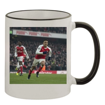 FC Arsenal 11oz Colored Rim & Handle Mug