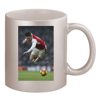 FC Arsenal 11oz Metallic Silver Mug