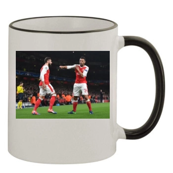 FC Arsenal 11oz Colored Rim & Handle Mug