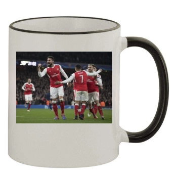 FC Arsenal 11oz Colored Rim & Handle Mug