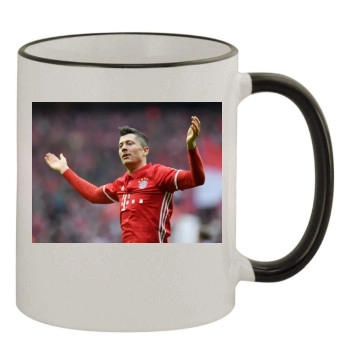 FC Bayern Munich 11oz Colored Rim & Handle Mug