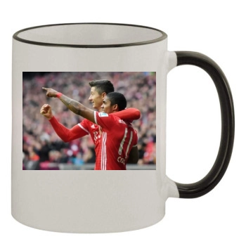 FC Bayern Munich 11oz Colored Rim & Handle Mug