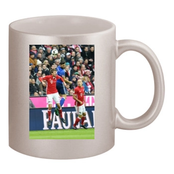 FC Bayern Munich 11oz Metallic Silver Mug