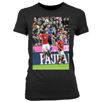 FC Bayern Munich Women's Junior Cut Crewneck T-Shirt