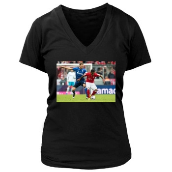 FC Bayern Munich Women's Deep V-Neck TShirt