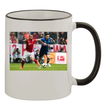 FC Bayern Munich 11oz Colored Rim & Handle Mug