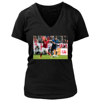 FC Bayern Munich Women's Deep V-Neck TShirt