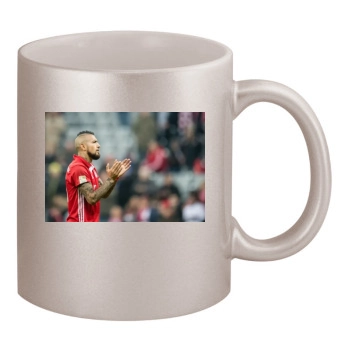 FC Bayern Munich 11oz Metallic Silver Mug