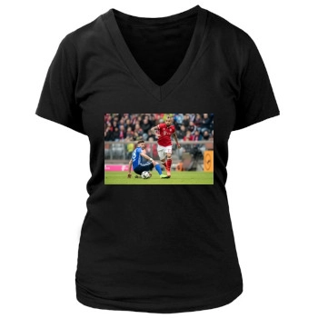 FC Bayern Munich Women's Deep V-Neck TShirt