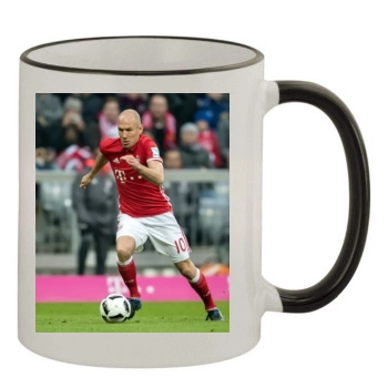 FC Bayern Munich 11oz Colored Rim & Handle Mug