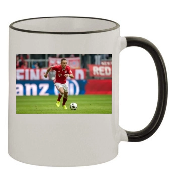 FC Bayern Munich 11oz Colored Rim & Handle Mug