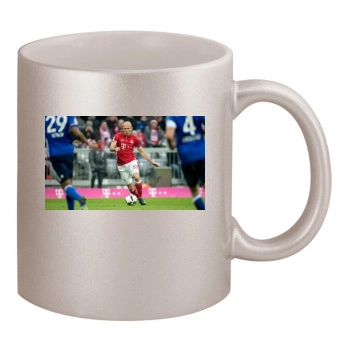 FC Bayern Munich 11oz Metallic Silver Mug