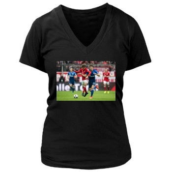 FC Bayern Munich Women's Deep V-Neck TShirt