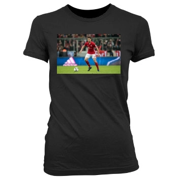 FC Bayern Munich Women's Junior Cut Crewneck T-Shirt