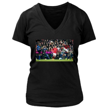 FC Bayern Munich Women's Deep V-Neck TShirt