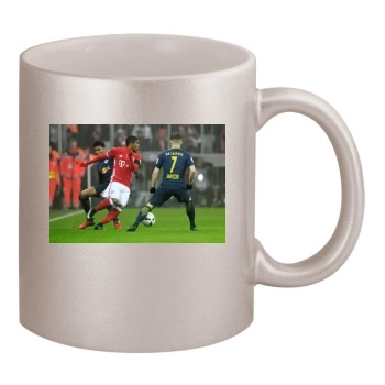 FC Bayern Munich 11oz Metallic Silver Mug