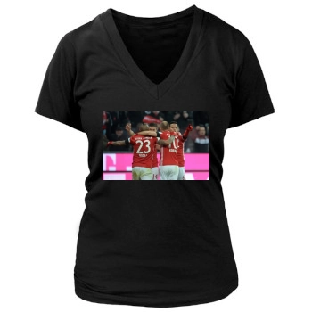 FC Bayern Munich Women's Deep V-Neck TShirt