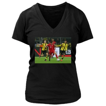 FC Bayern Munich Women's Deep V-Neck TShirt