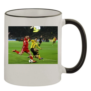 FC Bayern Munich 11oz Colored Rim & Handle Mug