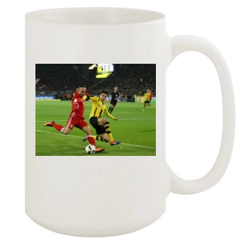 FC Bayern Munich 15oz White Mug