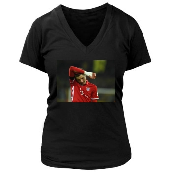 FC Bayern Munich Women's Deep V-Neck TShirt