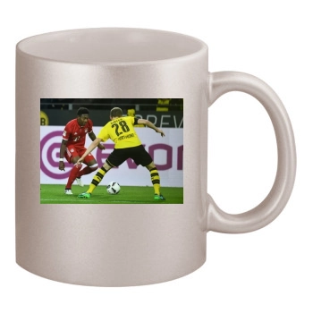 FC Bayern Munich 11oz Metallic Silver Mug