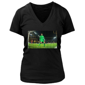 FC Bayern Munich Women's Deep V-Neck TShirt