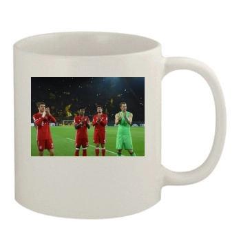 FC Bayern Munich 11oz White Mug