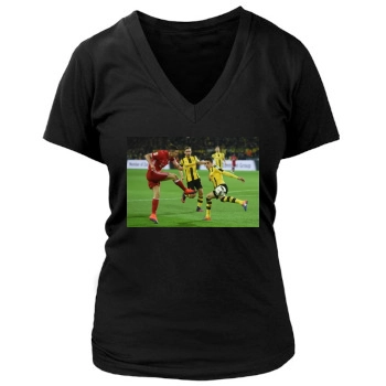 FC Bayern Munich Women's Deep V-Neck TShirt