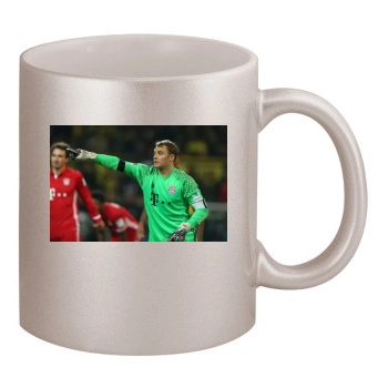 FC Bayern Munich 11oz Metallic Silver Mug