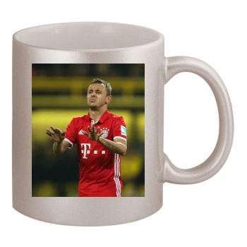 FC Bayern Munich 11oz Metallic Silver Mug