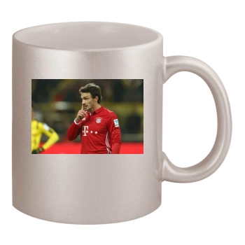 FC Bayern Munich 11oz Metallic Silver Mug