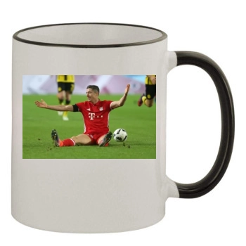 FC Bayern Munich 11oz Colored Rim & Handle Mug