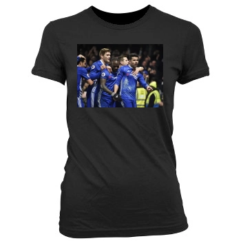 FC Chelsea Women's Junior Cut Crewneck T-Shirt