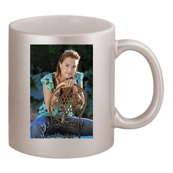 Arielle Kebbel 11oz Metallic Silver Mug