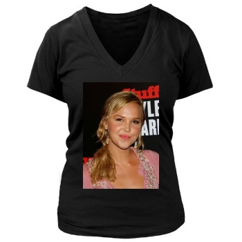 Arielle Kebbel Women's Deep V-Neck TShirt