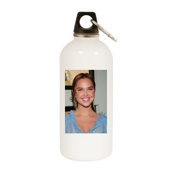 Arielle Kebbel White Water Bottle With Carabiner