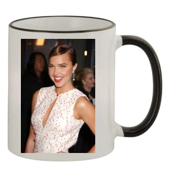 Arielle Kebbel 11oz Colored Rim & Handle Mug