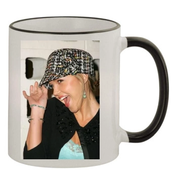 Arielle Kebbel 11oz Colored Rim & Handle Mug