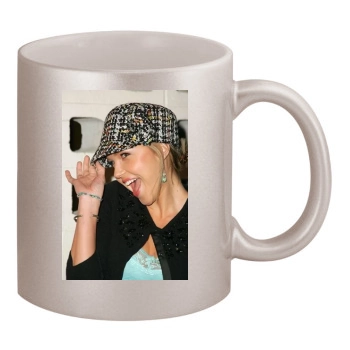 Arielle Kebbel 11oz Metallic Silver Mug