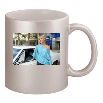 Arielle Kebbel 11oz Metallic Silver Mug