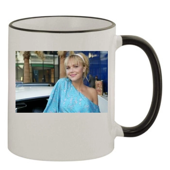 Arielle Kebbel 11oz Colored Rim & Handle Mug