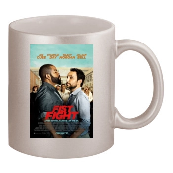 Fist Fight 2017 11oz Metallic Silver Mug