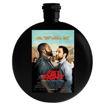 Fist Fight 2017 Round Flask