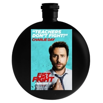 Fist Fight 2017 Round Flask