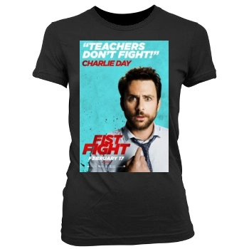 Fist Fight 2017 Women's Junior Cut Crewneck T-Shirt